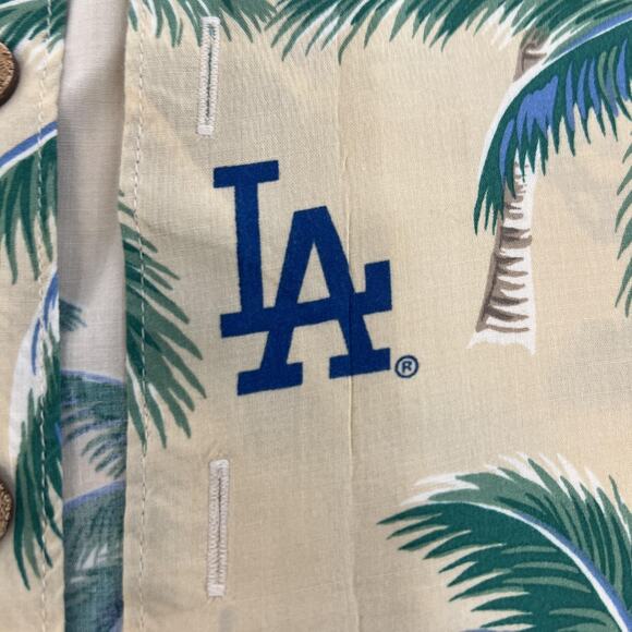 Los Angeles Dodgers Rehn Spooner Shirt Mens MLB Baseball Hawaiian Button XL - Picture 9 of 14